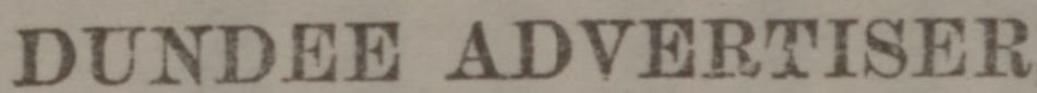 Dundee Advertiser newspaper title